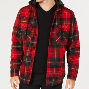Men’s American Rag Plaid Coat Men’s Large